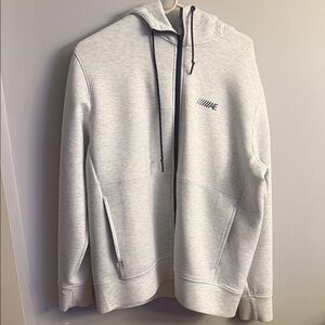 American Eagle Outfitters Men's Light Gray Hoodie